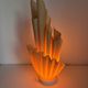 Vintage lamp 1970 Georgia Jacob model Corolle - 51 cm