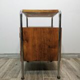 Bauhaus chromed nightstand by Robert Slezak