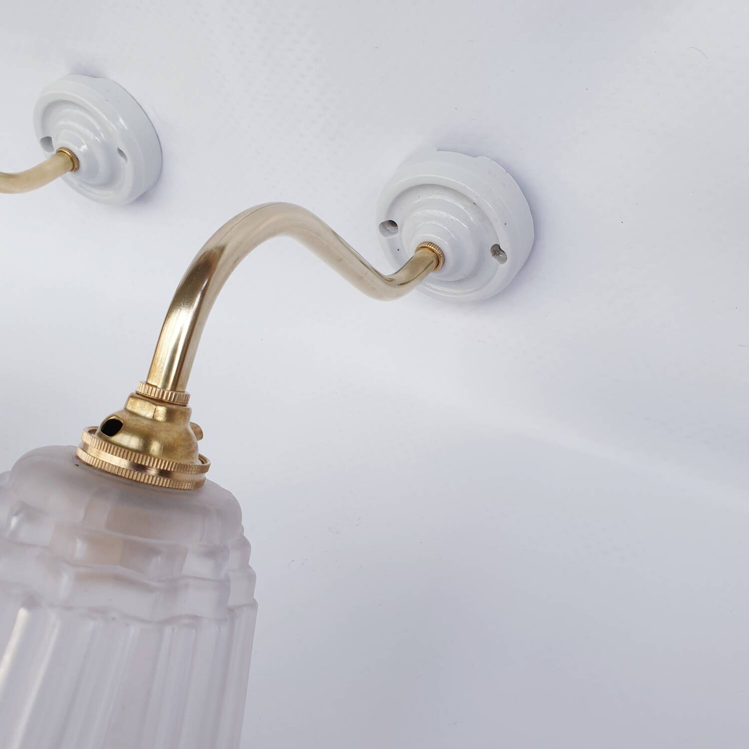 Antique art deco wall lights