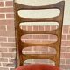 Chaises 1950 en acajou