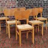 Lot of 6 chairs Pierre Cruege