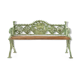 Cast-iron green bench