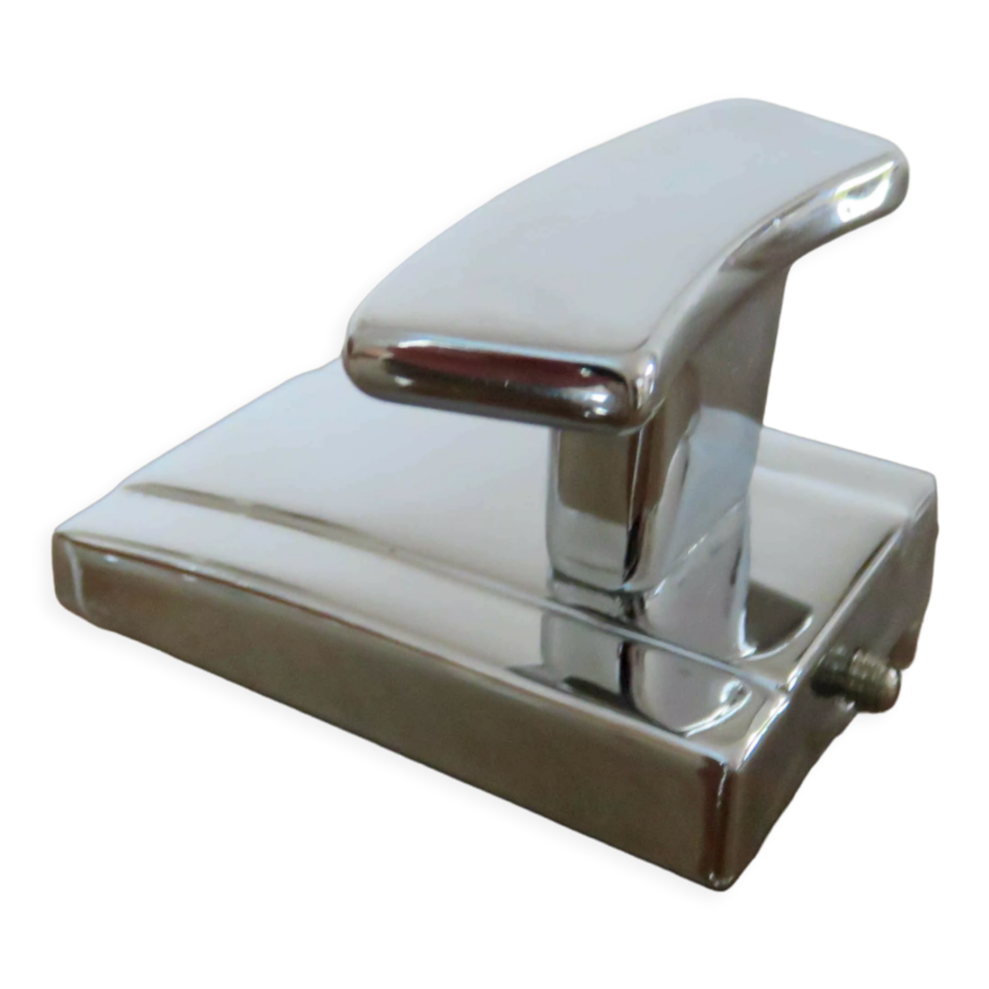 Modernist hook in chromed metal 70s