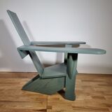 Paire de fauteuils constructivistes de Philippe Parent, vers 1980