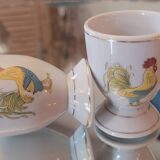 French rooster egg cups