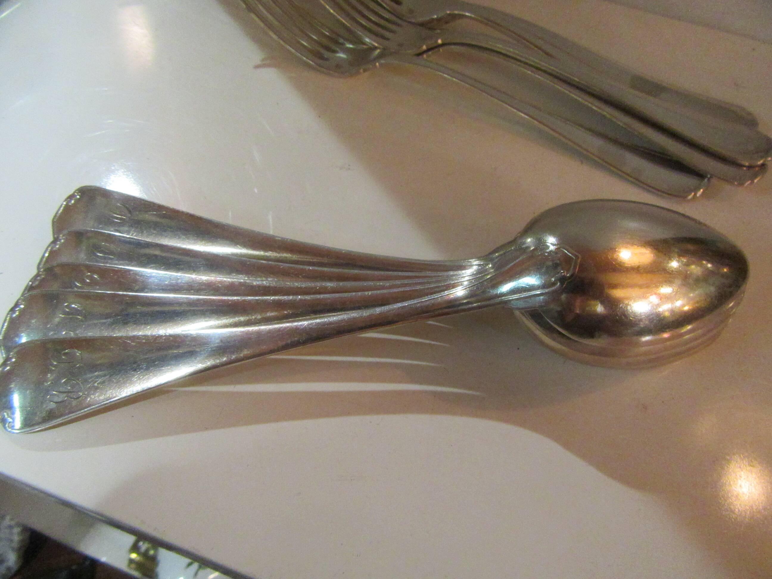 Christofle cutlery Japanese model 6 forks 6 tablespoons 6 teaspoons