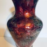 Gilded glass vase