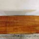 Small wooden drop-leaf table