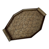 Smoked glass tray