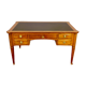 Louis XVI desk in cherry wood and gilded bronzes