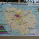 School map Ile de France vintage MDI