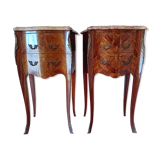Pair of bedside Louis XV style