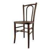 Chaise bistrot en bois courbé