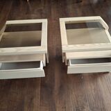 2 bedside tables with drawers