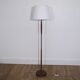 Scandinavian lamppost and teak and brass
