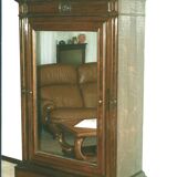 Armoire à glace palissandre 1850