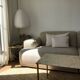 Brass and marble coffee table