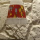 Table lamp, metal base, plastic pleated dayshade and fabrics, design and vintage 1950/60