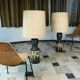 Ceramic table lamps by Georges Pelletier for Accolay France 1960s, Set of 2