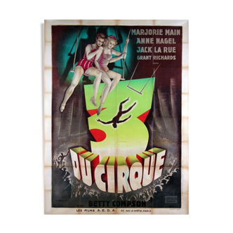 Affiche Trois du cirque