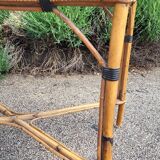 Rattan / bamboo dining table