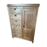 Wardrobe with teak compartments