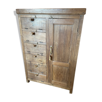 Wardrobe with teak compartments