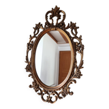 Old golden mirror