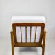 Vintage Armchair in White Ivory, 1970s