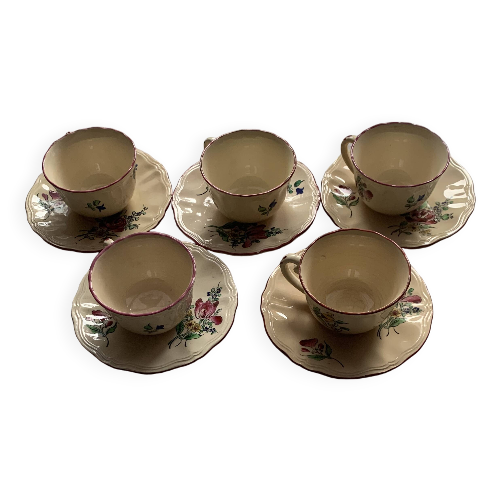 Luneville Floral Coffee Set