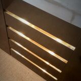 Lacquered and brass sideboard edited by Marie Sabot in the 70