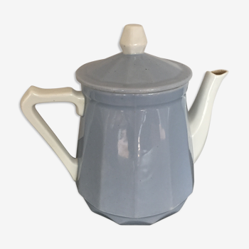 Cafetière théière bleue années 50