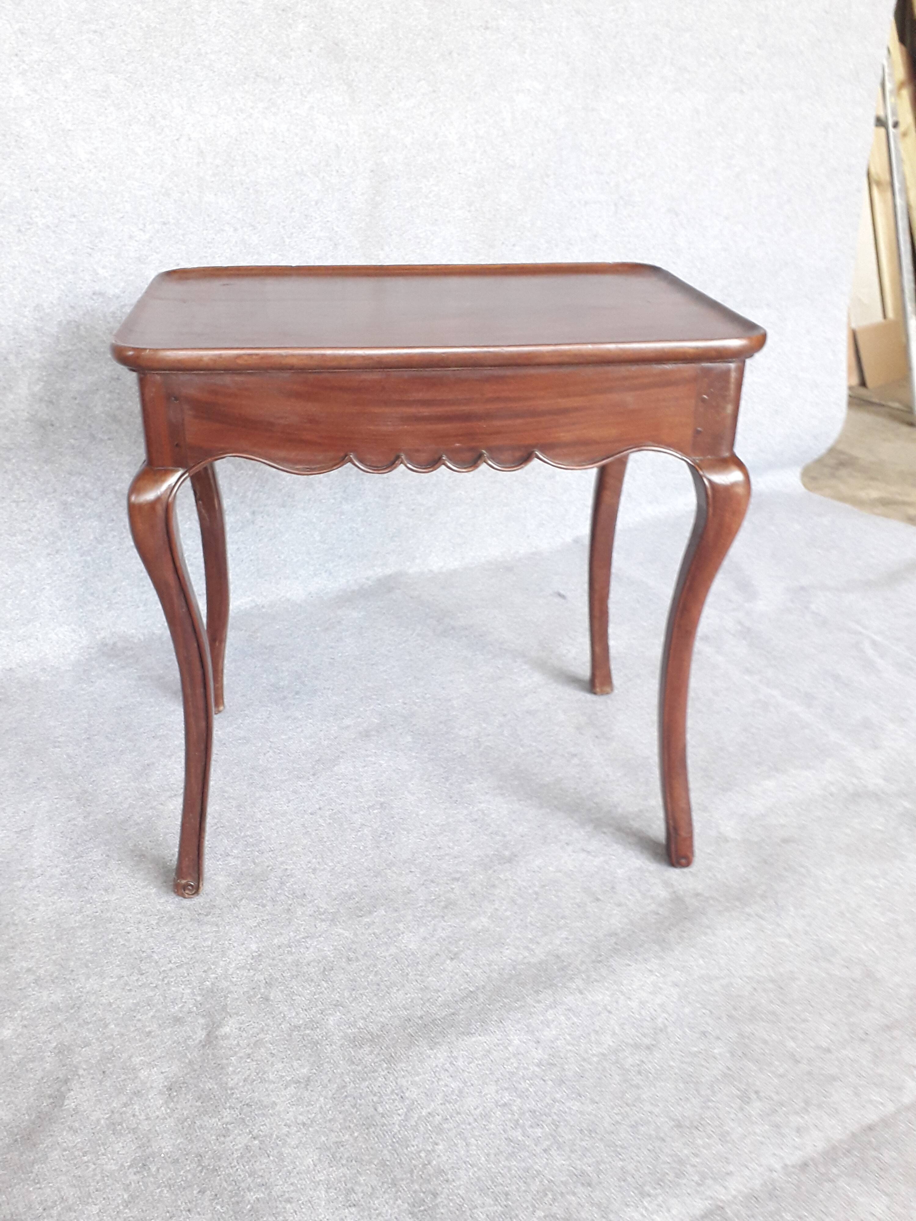 Louis XV period mahogany cabaret table
