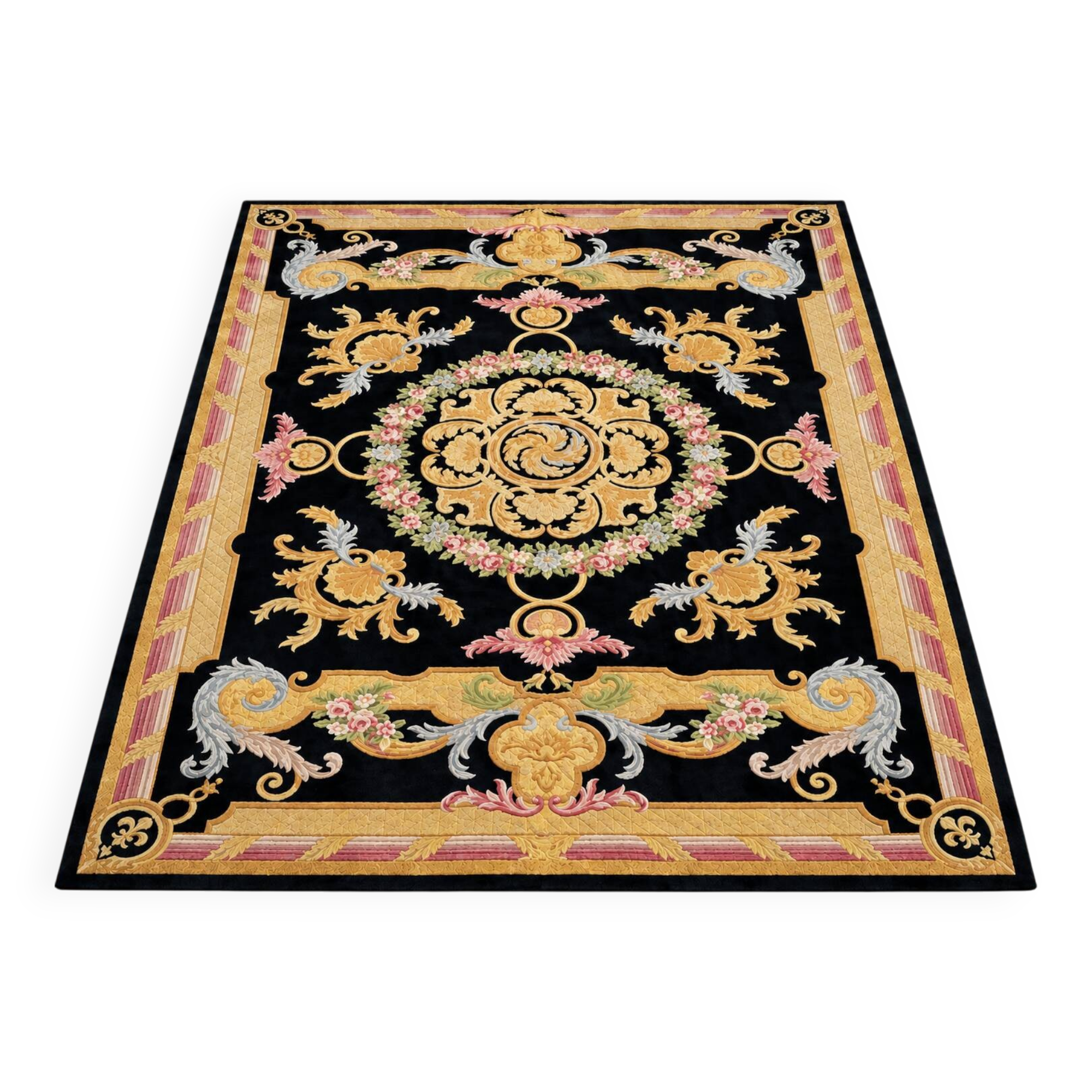 Important Savonnerie tapestry – CNA – India – around 1960 – 350