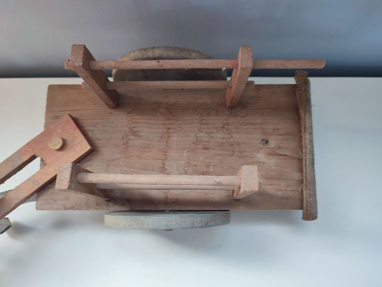 Wooden Painted Horse Wheeltoy - 19thC Wooden Painted Horse Wheeltoy - 19thC