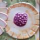 Large Barbotine pie plate