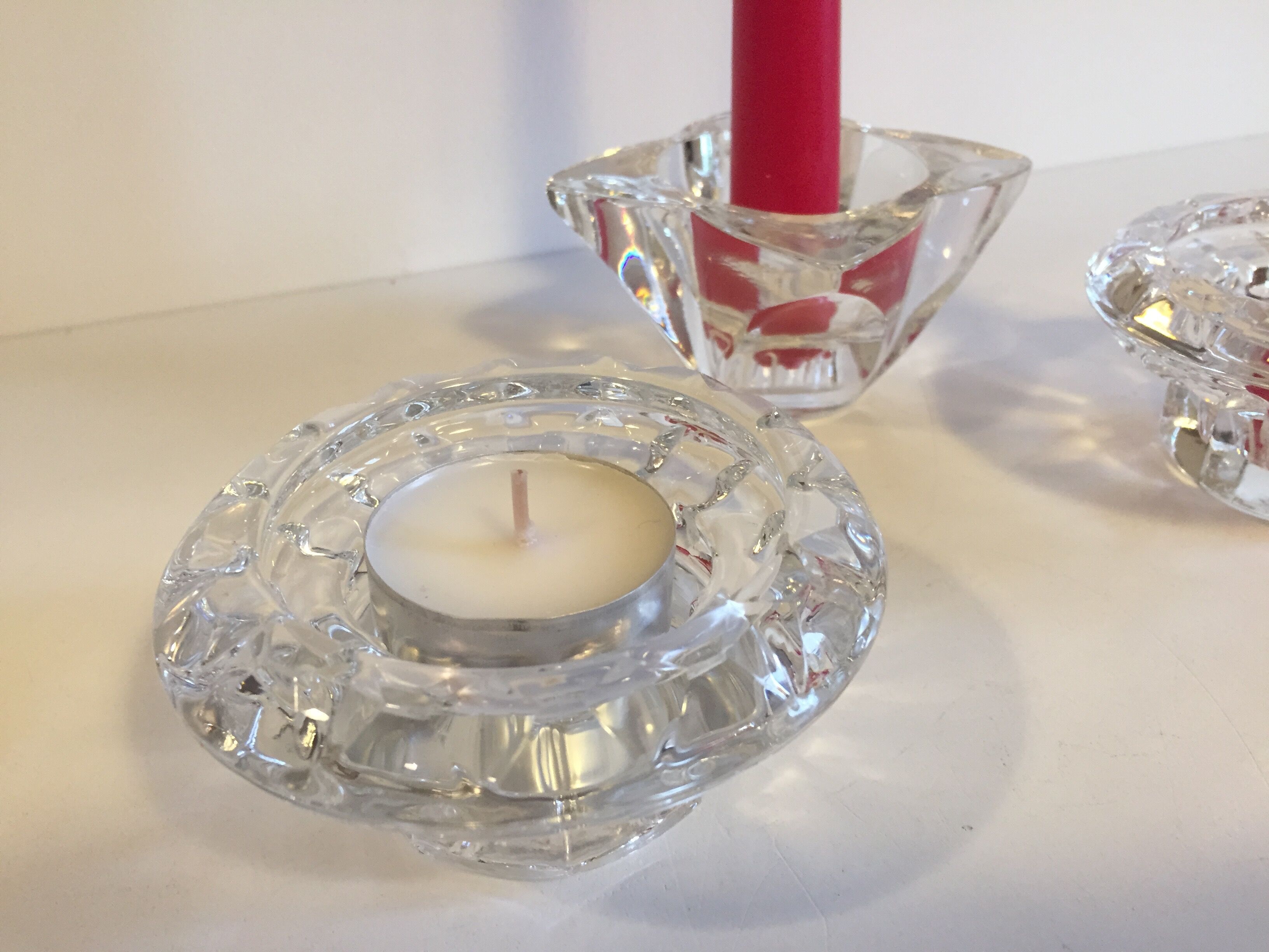 Set of 3 crystal photophores