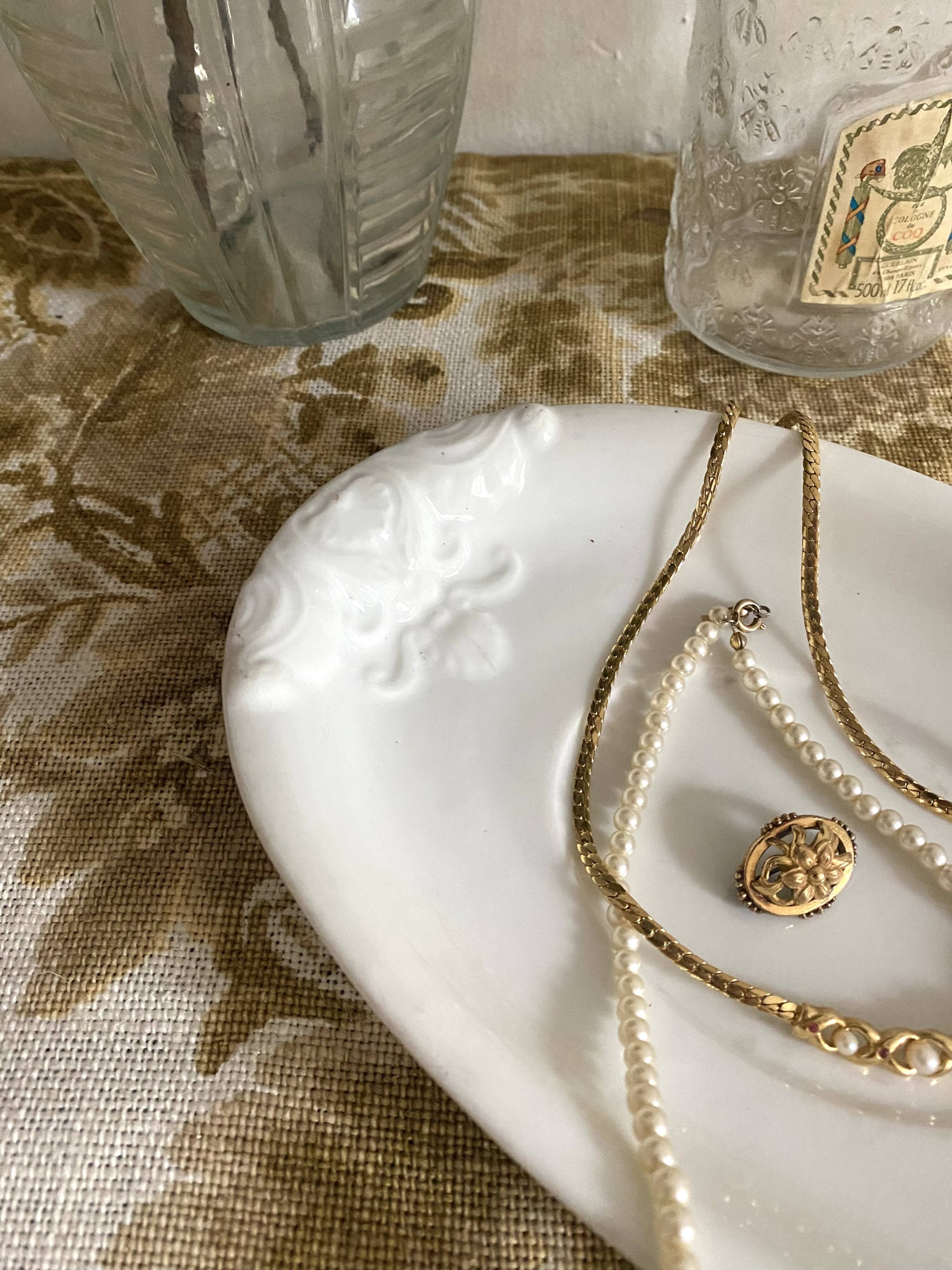 Old porcelain soap dish