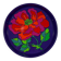 Vintage Flowerpower tin tray 1970’s