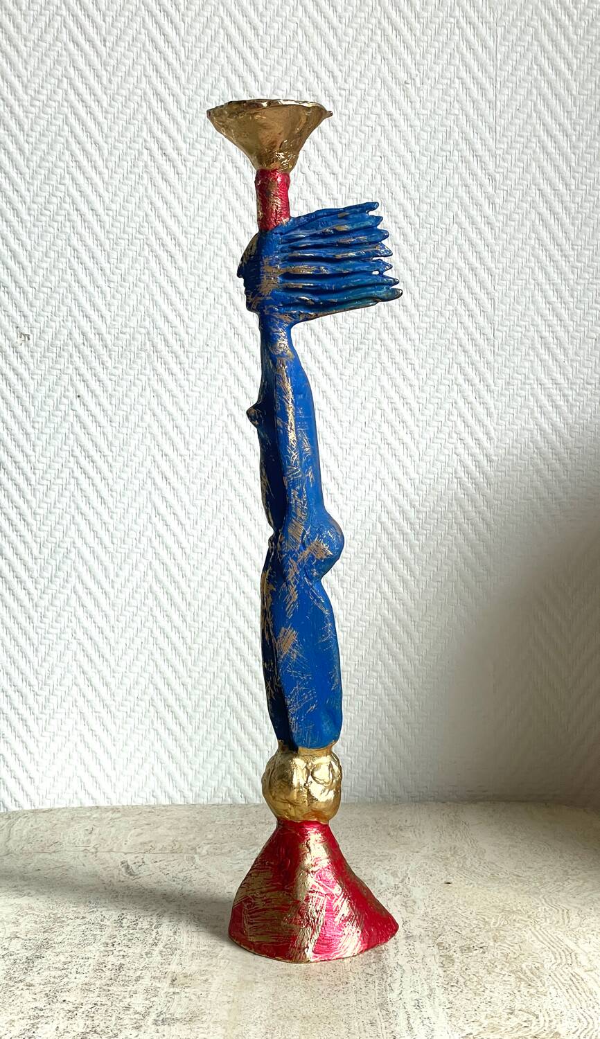 Candlestick by Pierre Casenove, fondica, 1990