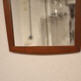 Scandinavian teak mirror - 69 x 36 cm