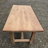 Vintage solid oak farmhouse table