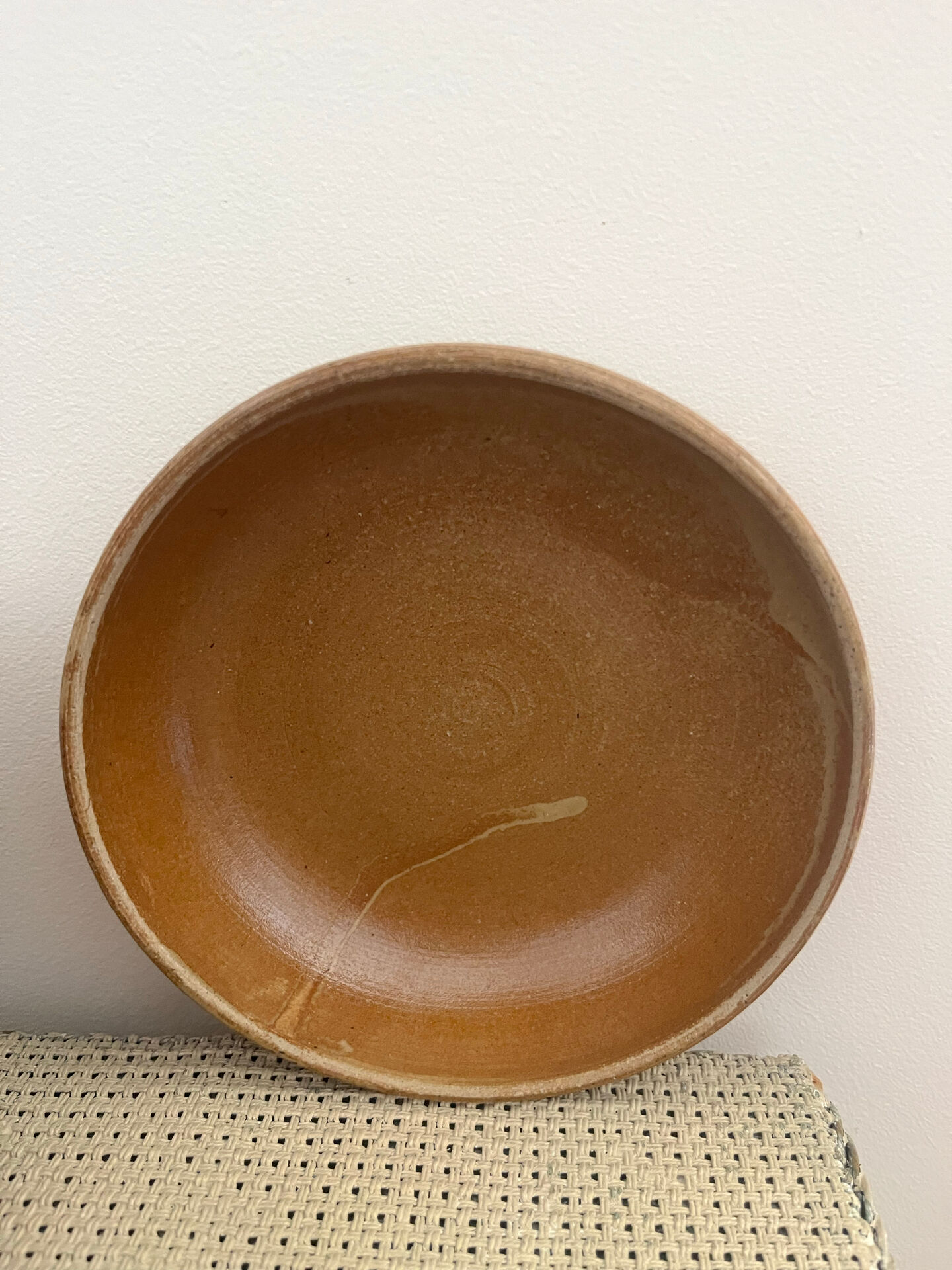 5 deep plates in stoneware