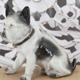 Statue chien en céramique