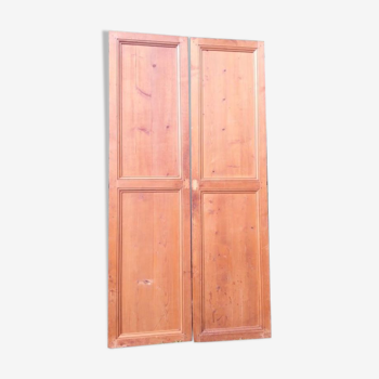 Pair of doors 248x129cm old