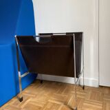 Chrome magazine rack