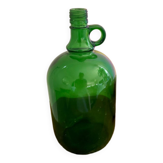 Vintage green glass carboy