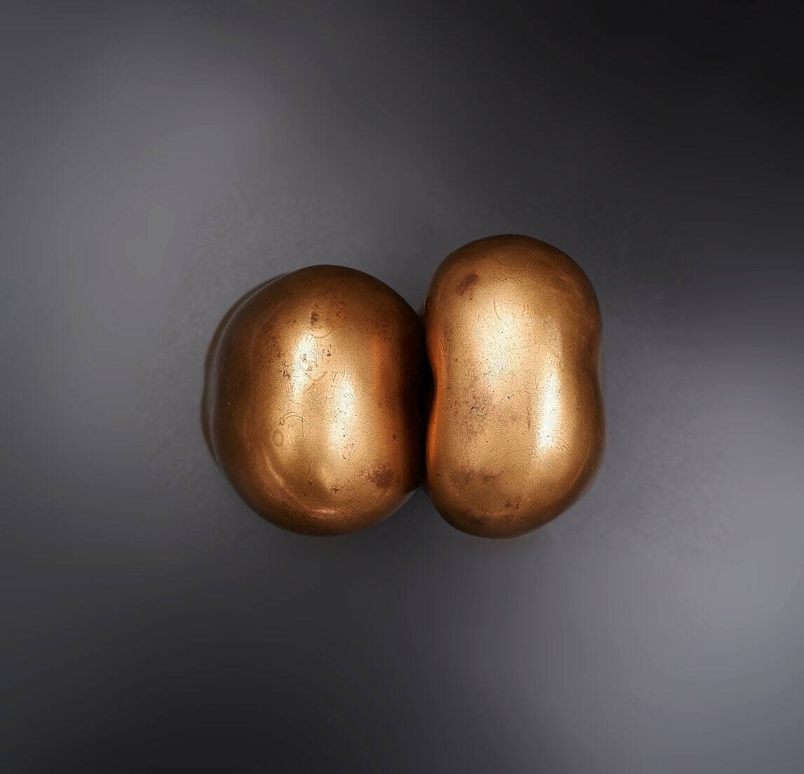 Bronze busts of men and women