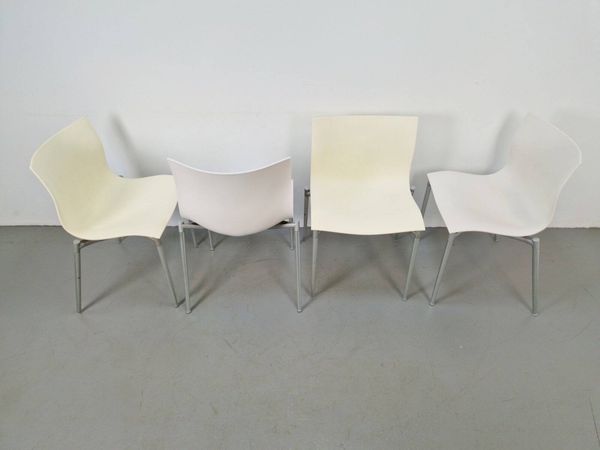 Chaises Cam El Eon par Philippe Starck pour Dríade Aleph, Italie, années 2000, ensemble de 4.