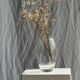 Vase transparent en verre H22